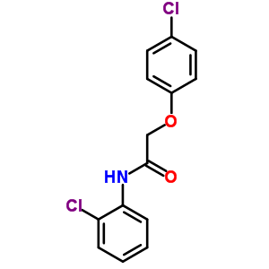 Acetamide,2-(4-chlorophenoxy)-n-(2-chlorophenyl)- Structure,6269-39-2Structure