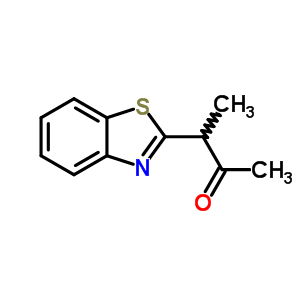 2-Butanone,3-(2-benzothiazolyl)-(9ci) Structure,6269-44-9Structure