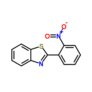 2-(2-Nitrophenyl)benzothiazole Structure,6269-45-0Structure