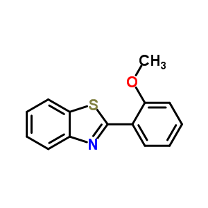 2-(2-Methoxyphenyl)benzothiazole Structure,6269-47-2Structure