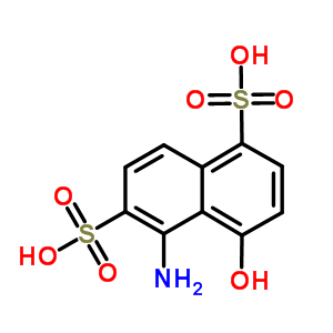 5-Amino-4-hydroxy-naphthalene-1,6-disulfonic acid Structure,6271-89-2Structure