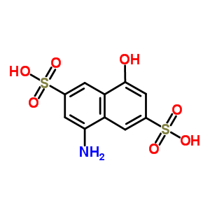 4-Amino-8-hydroxy-naphthalene-2,6-disulfonic acid Structure,6271-90-5Structure