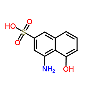 4-Amino-5-hydroxy-naphthalene-2-sulfonic acid Structure,6271-91-6Structure