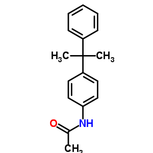 N-[4-(2-phenylpropan-2-yl)phenyl]acetamide Structure,6273-76-3Structure