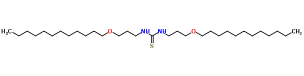 1,3-Bis(3-dodecoxypropyl)thiourea Structure,6277-19-6Structure