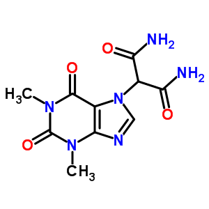 Propanediamide,2-(1,2,3,6-tetrahydro-1,3-dimethyl-2,6-dioxo-7h-purin-7-yl)- Structure,62787-61-5Structure