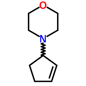 Morpholine, 4-(2-cyclopenten-1-yl)- Structure,6284-13-5Structure