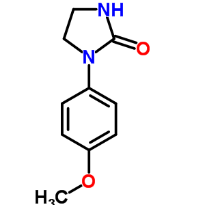 1-(4-Methoxyphenyl)tetrahydro-2h-imidazol-2-one Structure,62868-39-7Structure