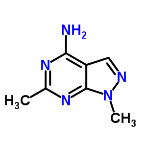 1,6-Dimethyl-1h-pyrazolo[3,4-d]pyrimidin-4-amine Structure,6291-32-3Structure