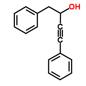 1,4-Diphenyl-but-3-yn-2-ol Structure,62969-97-5Structure