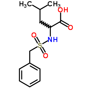 2-(Benzylsulfonylamino)-4-methyl-pentanoic acid Structure,6297-57-0Structure