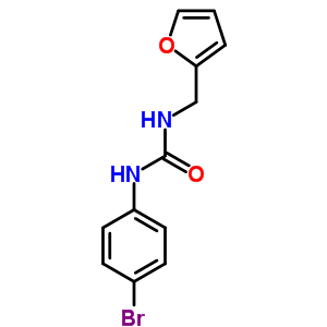 3-(4-Bromophenyl)-1-(2-furylmethyl)urea Structure,6297-91-2Structure