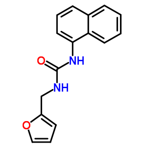 1-(2-Furylmethyl)-3-naphthalen-1-yl-urea Structure,6298-27-7Structure