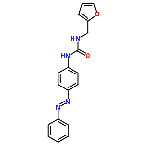 1-(2-Furylmethyl)-3-(4-phenyldiazenylphenyl)urea Structure,6300-03-4Structure