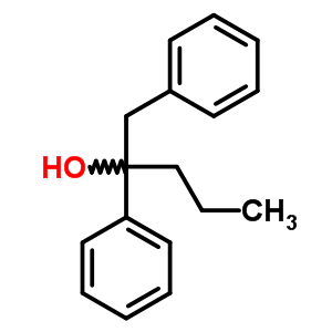 Benzeneethanol, a-phenyl-a-propyl- Structure,6301-63-9Structure