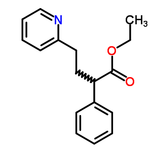 2-苯基-4-吡啶-2-基-丁酸乙酯結(jié)構(gòu)式_6301-76-4結(jié)構(gòu)式