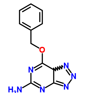 3H-1,2,3-triazolo[4,5-d]pyrimidin-5-amine,7-(phenylmethoxy)- Structure,6301-83-3Structure