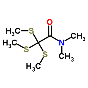 Acetamide,n,n-dimethyl-2,2,2-tris(methylthio)- Structure,63017-90-3Structure