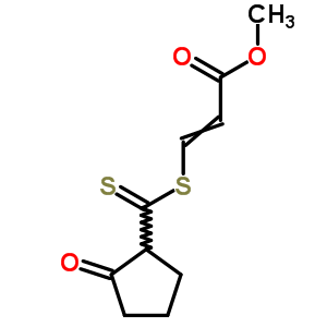 2-Propenoic acid,3-[[(2-oxocyclopentyl)thioxomethyl]thio]-, methyl ester, (z)-(9ci) Structure,63018-08-6Structure