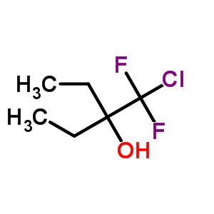 3-Pentanol,3-(chlorodifluoromethyl)- Structure,6302-01-8Structure