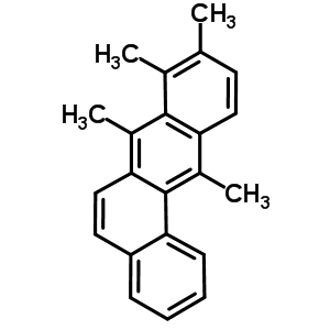 7,8,9,12-四甲基苯[a]蒽結(jié)構(gòu)式_63020-39-3結(jié)構(gòu)式