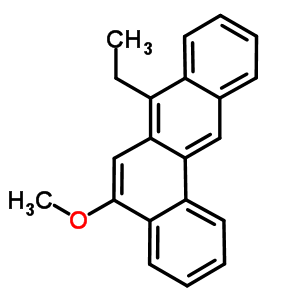 7-乙基-5-甲氧基苯[a]蒽結構式_63020-60-0結構式