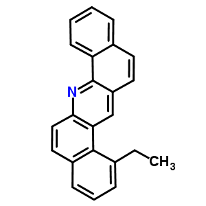 1-乙基二苯[a,h]吖啶結(jié)構(gòu)式_63021-33-0結(jié)構(gòu)式