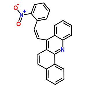 7-(o-硝基苯乙烯)苯[c]吖啶結(jié)構(gòu)式_63021-49-8結(jié)構(gòu)式