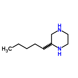 Piperazine, 2-pentyl-(7ci,8ci,9ci) Structure,6303-79-3Structure