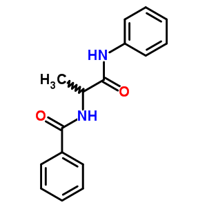 N-[1-methyl-2-oxo-2-(phenylamino)ethyl]benzamide Structure,6304-98-9Structure