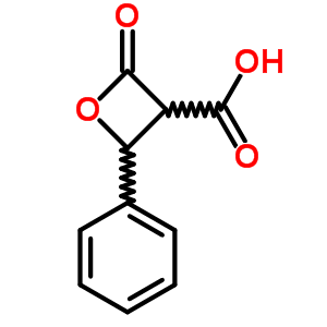 2-氧代-4-苯基-氧雜環(huán)丁烷-3-羧酸結(jié)構(gòu)式_63041-20-3結(jié)構(gòu)式