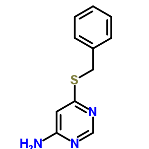 4-Pyrimidinamine,6-[(phenylmethyl)thio]- Structure,6310-06-1Structure