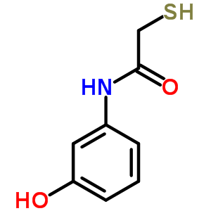 Acetamide,n-(3-hydroxyphenyl)-2-mercapto- Structure,6310-11-8Structure