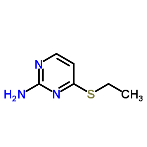 4-(Ethylthio)pyrimidin-2-amine Structure,6311-81-5Structure