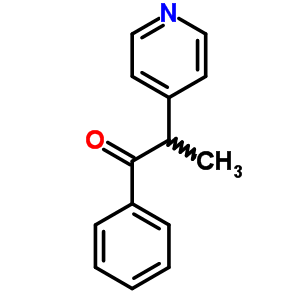 1-Phenyl-2-pyridin-4-yl-propan-1-one Structure,6312-22-7Structure