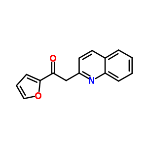 1-(2-呋喃)-2-(2-喹啉)-乙酮結(jié)構(gòu)式_6312-28-3結(jié)構(gòu)式