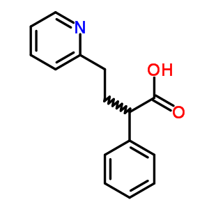 2-Pyridinebutanoicacid, a-phenyl- Structure,6312-31-8Structure