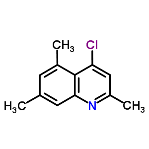 4-Chloro-2,5,7-trimethylquinoline Structure,63136-64-1Structure