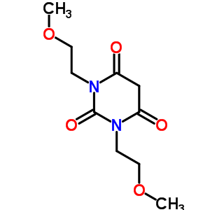 1,3-Bis(2-methoxyethyl)-2,4,6(1h,3h,5h)-pyrimidinetrione Structure,63149-08-6Structure