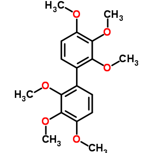 1,2,3-Trimethoxy-4-(2,3,4-trimethoxyphenyl)benzene Structure,6322-17-4Structure