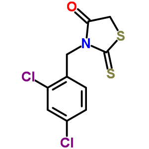 3-[(2,4-Dichlorophenyl)methyl]-2-sulfanylidene-thiazolidin-4-one Structure,6322-66-3Structure