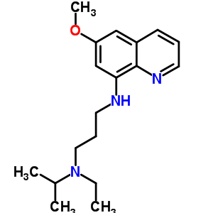 1,3-Propanediamine, n1-ethyl-n3-(6-methoxy-8-quinolinyl)-n1-(1-methylethyl)-, hydrochloride Structure,6324-22-7Structure