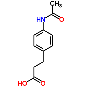 Benzenepropanoic acid, 4-(acetylamino)- Structure,6325-43-5Structure