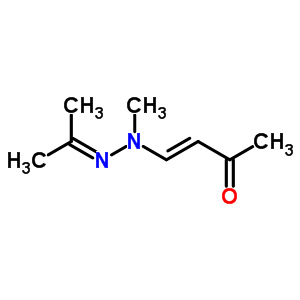 3-Butene-2-one,4-(methyl (1-methylethylidene)hydrazino)- Structure,63262-98-6Structure