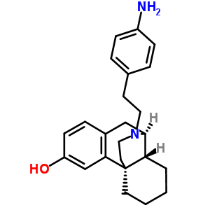 (-)-17-(P-aminophenethyl)morphinan-3-ol Structure,63307-29-9Structure