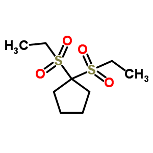 1,1-Bis(ethylsulfonyl)cyclopentane Structure,6331-13-1Structure