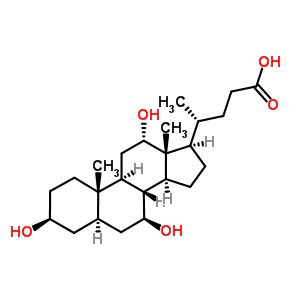 (3Beta,5alpha,7beta,12alpha)-3,7,12-trihydroxycholan-24-oic acid Structure,63324-20-9Structure