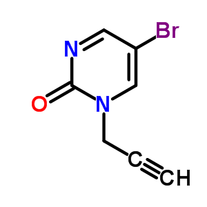 1-Propargyl-5-bromopyrimidin-2-one Structure,63331-28-2Structure