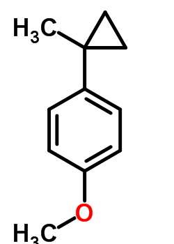 1-Methoxy-4-(1-methylcyclopropyl)benzene Structure,63340-01-2Structure