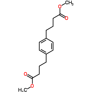 Methyl 4-[4-(3-methoxycarbonylpropyl)phenyl]butanoate Structure,6337-65-1Structure